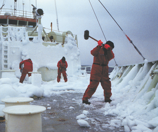 Ships On Ice