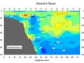 Fluorescence data from the Beaufort slope