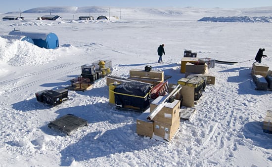Science Gear in Deep Freeze