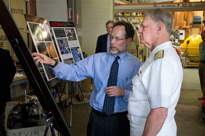 Visit from Chief of Naval operations Admiral Gary Roughead