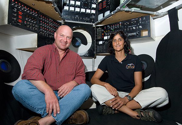 Tim Shank and Sunita Williams